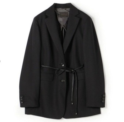 TOMORROWLAND（トゥモローランド）　ブロークンウーステッド ベルテッドジャケット