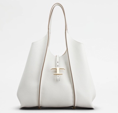 Tod's（トッズ）　T タイムレス レザー ショッピングバッグ ミディアム