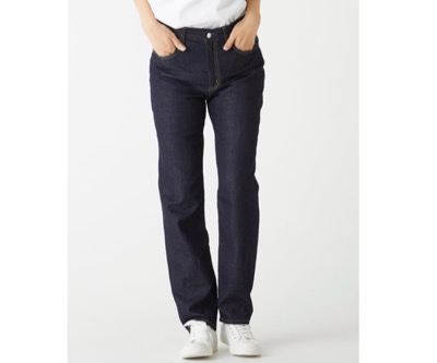 caqu(サキュウ) linen tapered straight