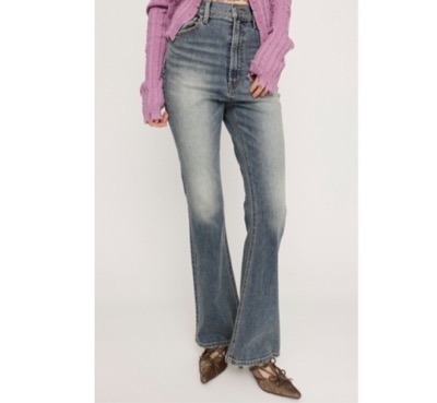 SLY（スライ）　ハイウエスト フレアパンツ シー ウィズロイカ イーエフ