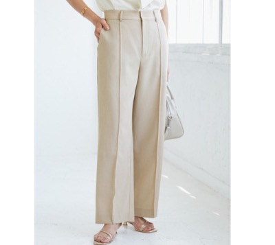 ROPÉ PICNIC（ロペピクニック）　ピンタックワイドスラックスパンツ/セットアップ対応