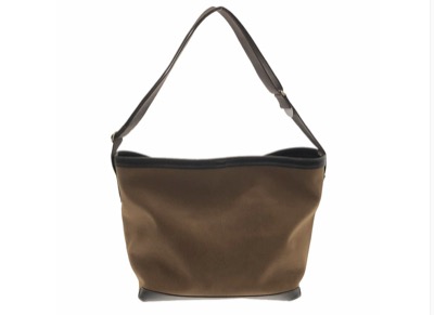 AURALEE × Brady（オーラリー×ブレディ）　レザー切替 ショルダーバッグ