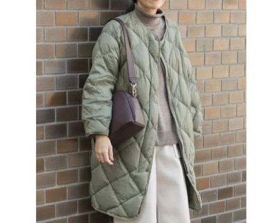 URBAN RESEARCH DOORS（アーバンリサーチドアーズ）　ライトダウンキルトロングコート