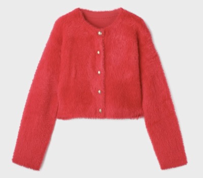 Diagram（ダイアグラム）　フェザーショートニットカーディガン