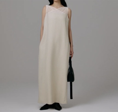louren（ローレン）　ring tweed dress