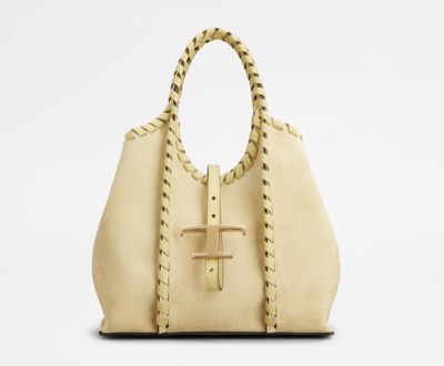 TOD'S(トッズ) T タイムレス スエード ショッピング バッグ ミニ