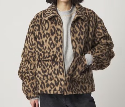 CITEN（シテン）　レオパードブルゾン