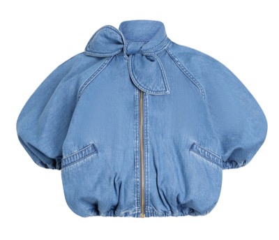 Patou(パトゥ) ノットディテール クロップドジャケット