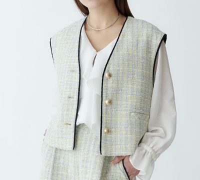 BEATRICE(ベアトリス) ファンシーツイードベスト