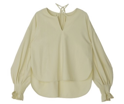 Ameri(アメリ) NECK RIBBON ARRANGE BLOUSE