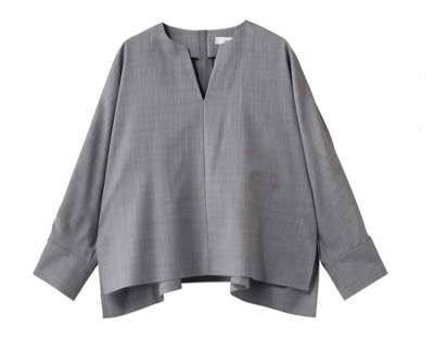 ebure（エブール）　ドライトロピカル キーネックプルオーバーブラウス