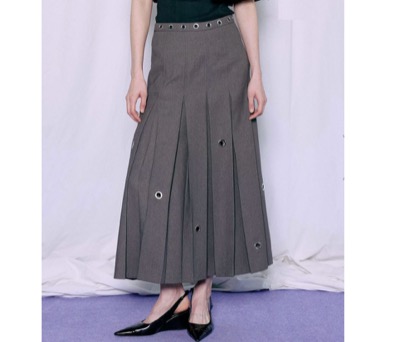 MAISON SPECIAL（メゾンスペシャル）　Eyelet Pleated Skirt