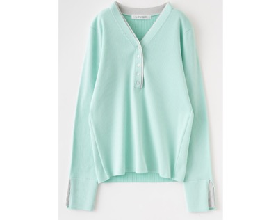 LOUNIE（ルーニィ）　V ネックリブニットプルオーバー