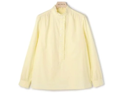 SCAPA（スキャパ）　ファインコットンブラウス