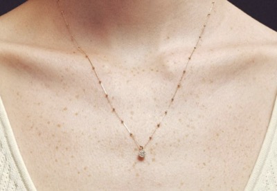ENEY（エネイ）　TSUTA K10YG DIAMOND CHAIN NECKLACE