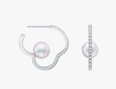 TASAKI（タサキ）　チャンツ シグネチャー ダイヤモンド パヴェ イヤリング