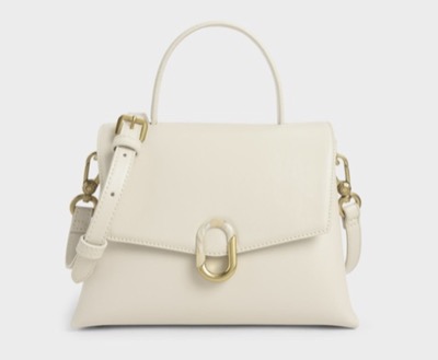 CHARLES & KEITH（チャールズ & キース）　Stone-Embellished Handbag