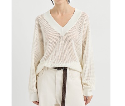 Brunello Cucinelli（ブルネロ クチネリ）　カシミヤネット セーター