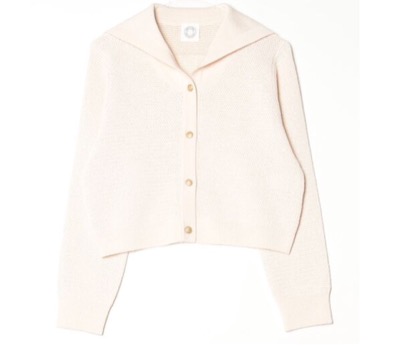 ORCIVAL(オーシバル) Sailor Collar Knit Cardigan