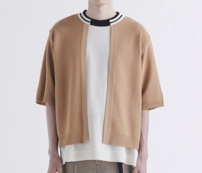 CULLNI（クルニ）　レイヤードニットプルオーバー