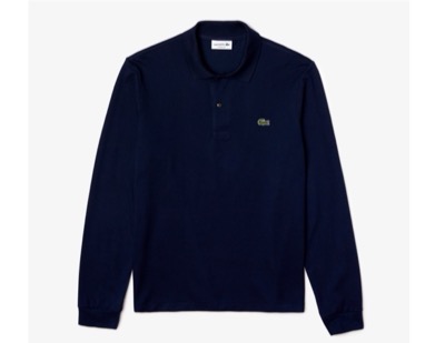 LACOSTE（ラコステ）　シンプル トップス ロゴ オリジナルフィット 長袖 ポロシャツ