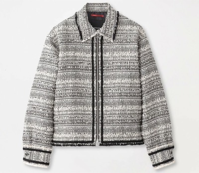 LOVELESS (ラブレス)　ツイードジップアップブルゾン