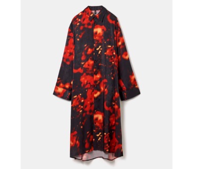 08sircus(ゼロハチサーカス) Bokashi print shirt dress