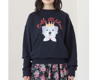 Cath Kidston（キャスキッドソン）　裏起毛スウェットトップス London Crown
