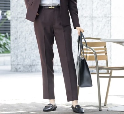 AOKI（アオキ）　2wayストレッチ クロップドパンツ
