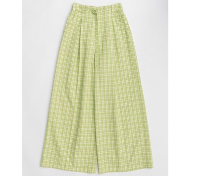 MAISON SPECIAL（メゾンスペシャル）　Check Wide Pants