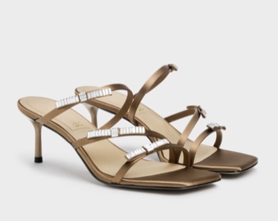 CHARLES ＆ KEITH（チャールズ & キース）　ジェッシ ジェムボウヒールサンダル