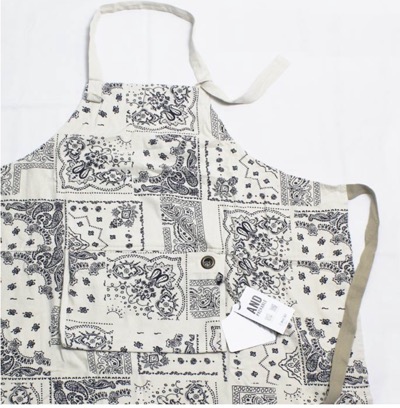 AND PACKABLE（アンド パッカブル）　PRINT WASH APRON