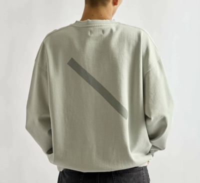 Saturdays NYC(サタデーズ ニューヨークシティ) Bowery Garment Dyed Slash Sweatshirt