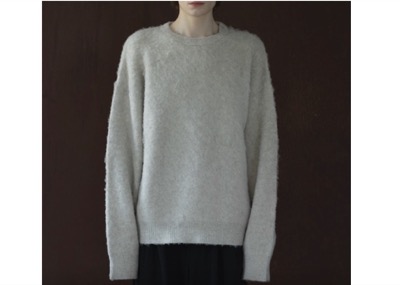 remer(リメール) loose shadow gradation & melange knit
