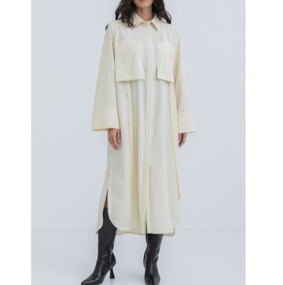 STUDIOUS（ステュディオス）　Oversized Shirt Dress