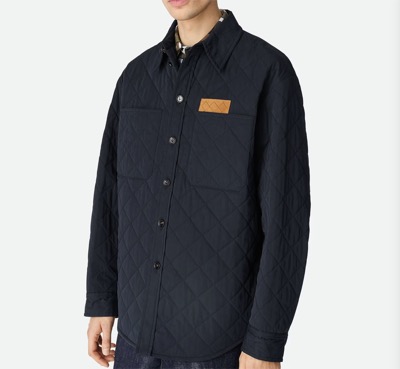 BOTTEGA VENETA（ボッテガヴェネタ）　キルティング コットン オーバーシャツ