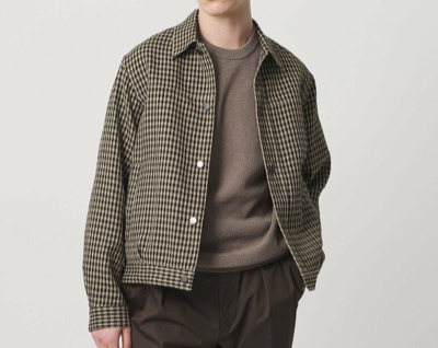 UNITED ARROWS（ユナイテッドアローズ）　リネン バスケットツイル モダン トラッカージャケット