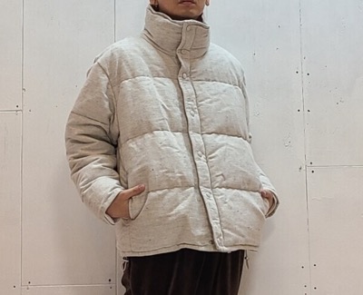 KIIT（キート）　C/Li FLANNEL TWILL HIGH NECK DOWN BLOUSON