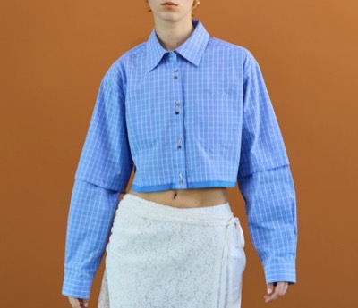 MAISON SPECIAL（メゾンスペシャル）　2Way Sleeve Short Shirt/2WAYスリーブショートシャツ