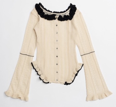 PRANK PROJECT(プランクプロジェクト) クロシェライク2WAYカーディガン