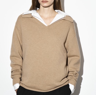 COS(コス) MERINO WOOL POLO JUMPER