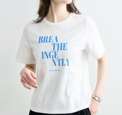 LOUNIE(ルーニィ) メッセージロゴT