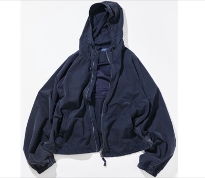 NAUTICA（ノーティカ）　フェード加工 ナイロン ジップパーカー
