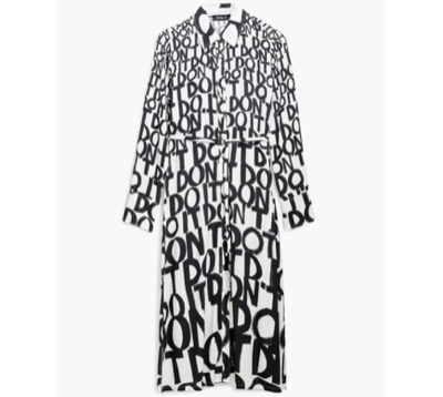 Desigual(デシグアル) レタリングロングスリーブワンピース