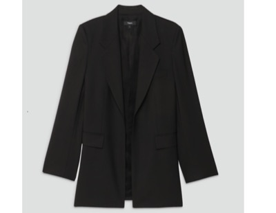 Theory（セオリー）　ストレッチウールスリットジャケット Traceable Wool