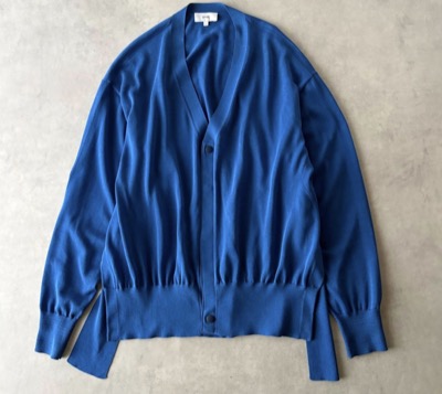 HYKE(ハイク) 変形デザイン コットン ニット カーディガン