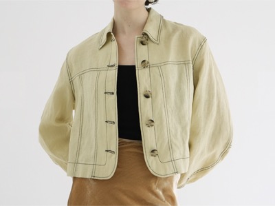 CLANE（クラネ）　LINEN SHIRT JACKET