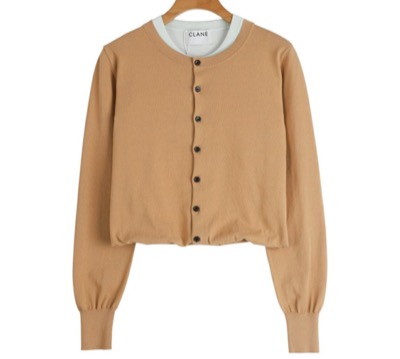 CLANE（クラネ）　W LAYERED KNIT CARDIGAN