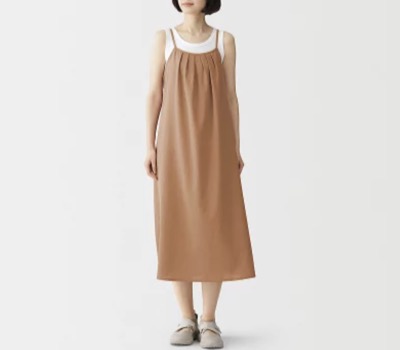 無印良品 キャミソールワンピース