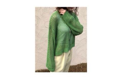JOURNAL(ジャーナル) 3Gメッシュ編みパッチワークニット